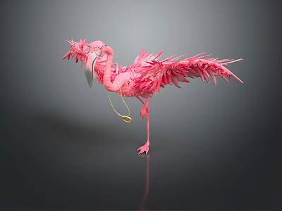 bird firebird bird animal game animal cartoon animal 3d model