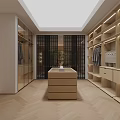 Modern Living Room Interior Design With Light Colored Sofa Round Coffee Table And Recessed Lighting