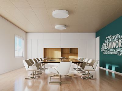 Modern Meeting Room Meeting Table and Chair model