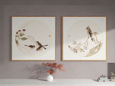 New Chinese Animal Painting Hanging Painting model