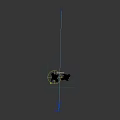 Smart Robots With Black Design And Green Eyes In Standing And Walking Poses