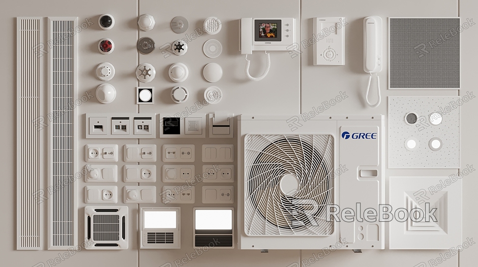 Air conditioning outlet electrical appliances model