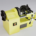 Yellow Industrial Pipe Threading Machine With Clamping System And Efficient Operation