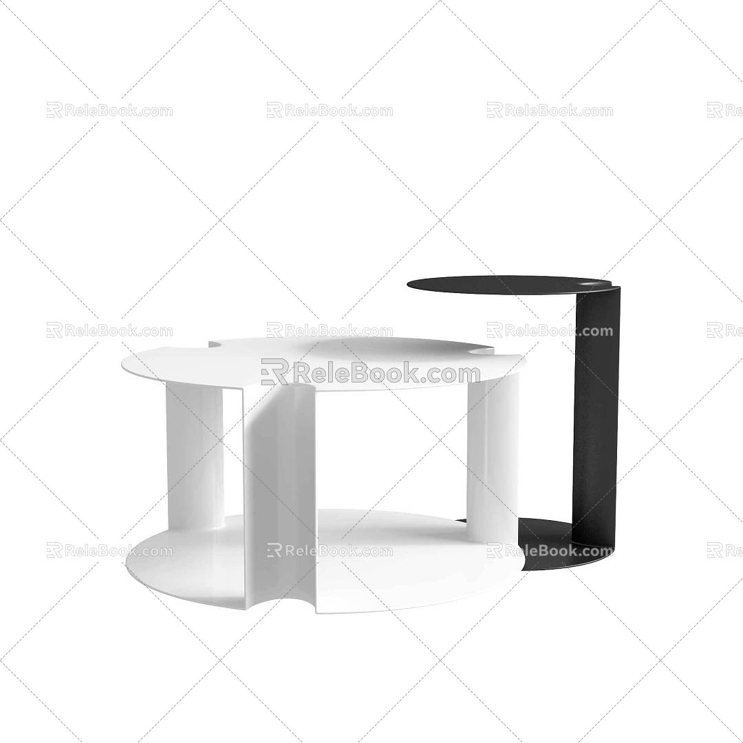 BB coffee table side table 3d model