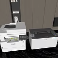 Modern Canon Business Printers Multifunction And Laser Models For Office Use 3d model