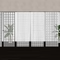 Modern Decorative Room Dividers For Interior Space With Transparent Glass And Various Patterns