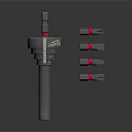 Modern screwdriver multi-head screwdriver flat screwdriver Phillips screwdriver 3d model