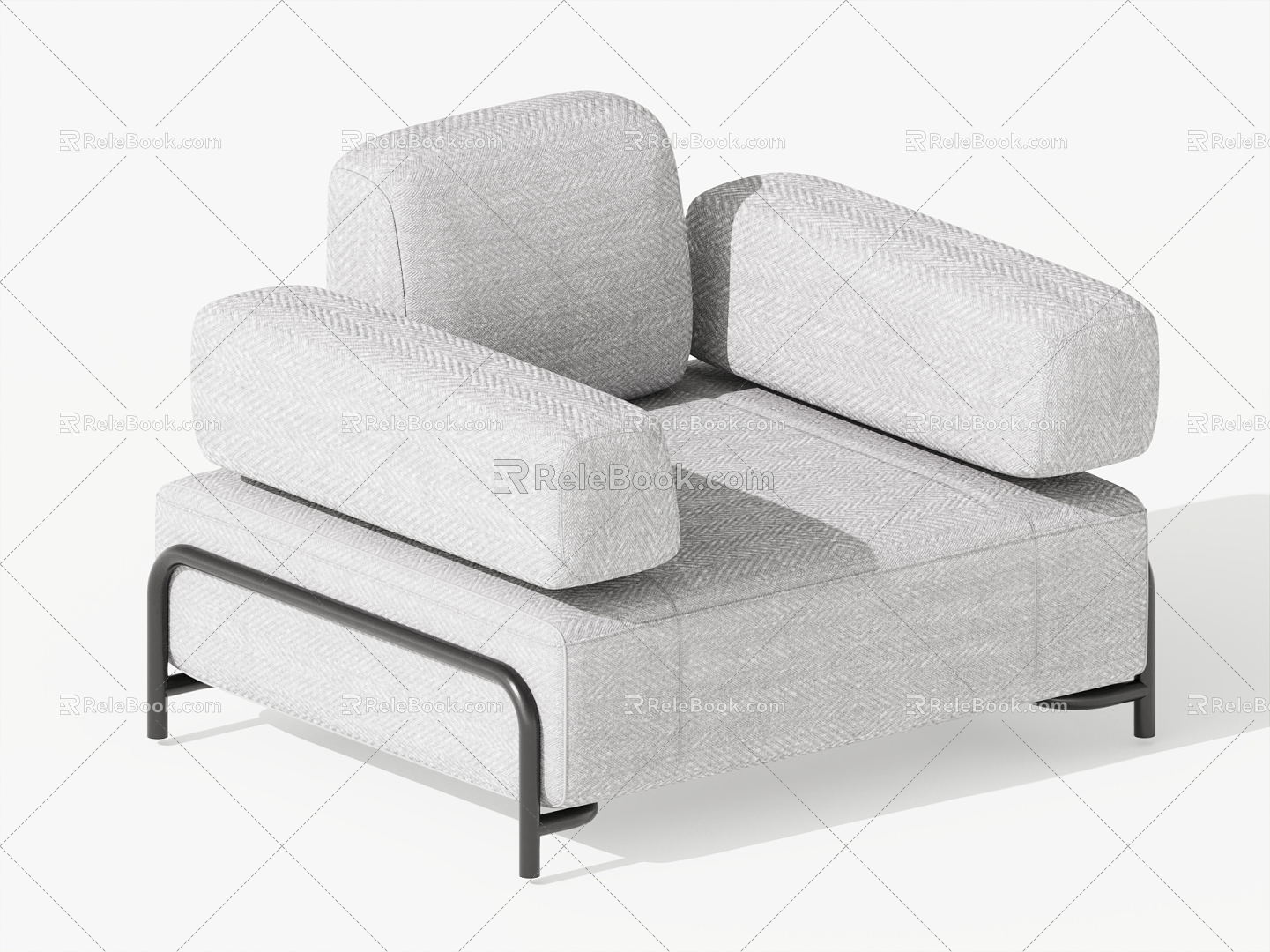 Single Sofa Leisure Chair Single Chair 3d model