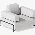 Single Sofa Leisure Chair Single Chair 3d model