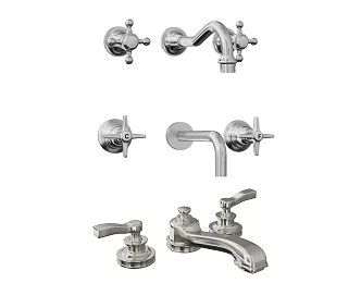 Faucet bathroom hardware 3d model