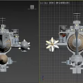 3D Rendered Military Submarine Model With Detailed Hull And Armament Systems