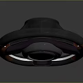 Decorative Home Steering Wheel Model With Black Red Design Control Buttons And Jeep Rock Logo
