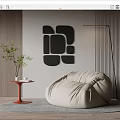 Modern Lazy Sofa 3d model