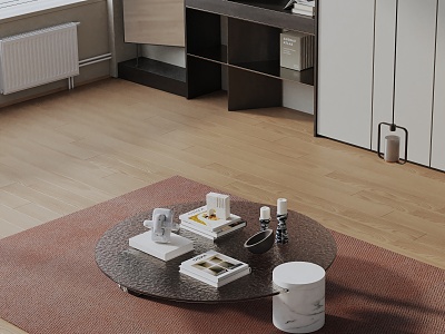 Modern coffee table model