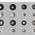 Modern Downlights and Spotlights in Black and Silver Different Styles for Home Lighting