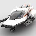 LEGO toy blocks futuristic chariot sci-fi chariot 3d model