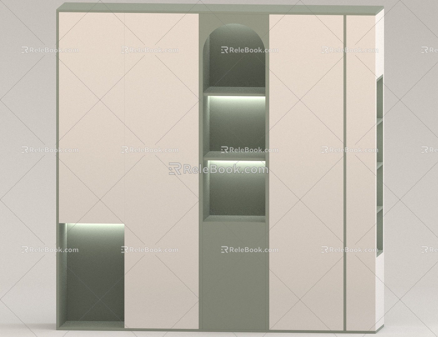 Wardrobe Cabinet Locker 3d model