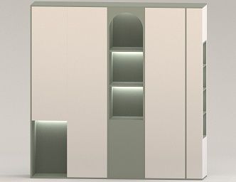 Wardrobe Cabinet Locker 3d model