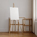 Paintboard easel painting tool 3d model