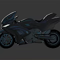 Futuristic Metallic Motorcycles With Sleek Design Transparent Windshields And Reflective Surfaces