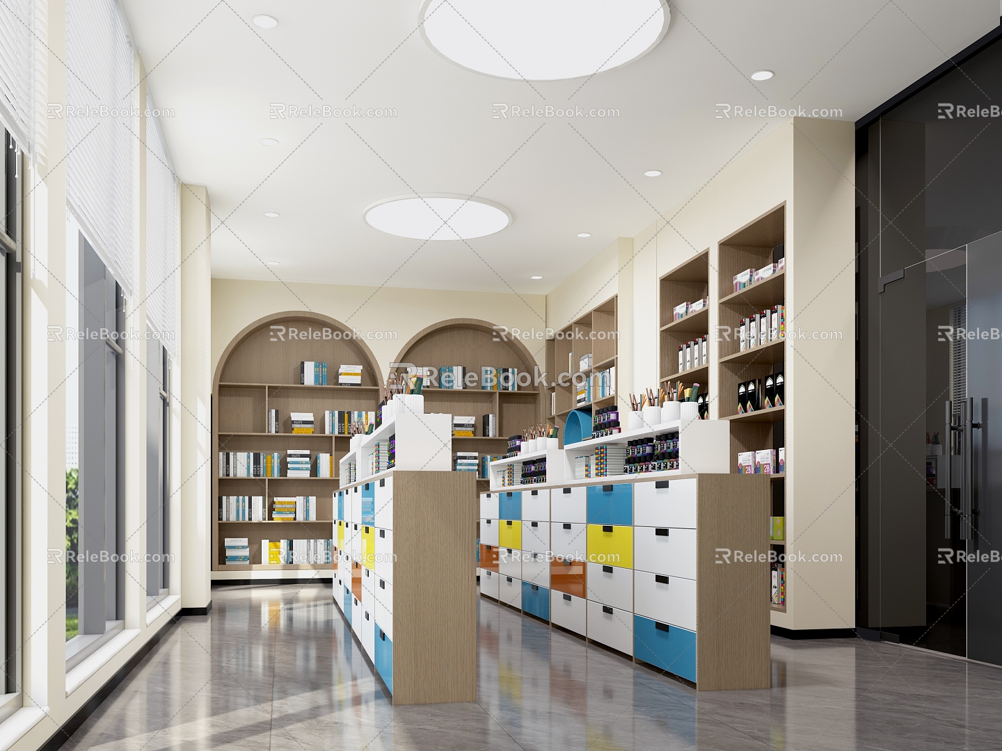 Stationery Store 3d model