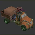 Self-made armed car modified car modified car chariot doomsday car self-made car self-made car modified car 3d model
