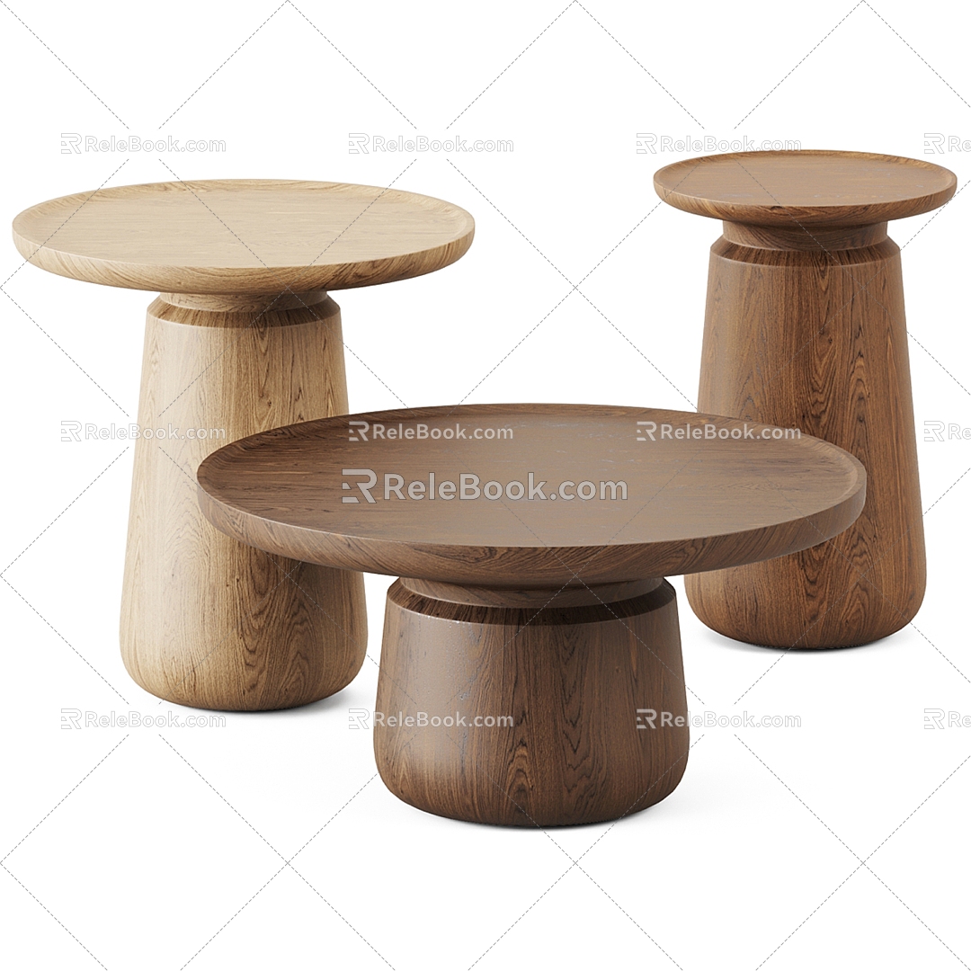 Nordic coffee table 3d model