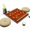Chinese Chess Futon 3d model