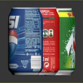 Assorted Canned Carbonated Drinks Including Sprite Fanta 7UP Coca Cola and Pepsi