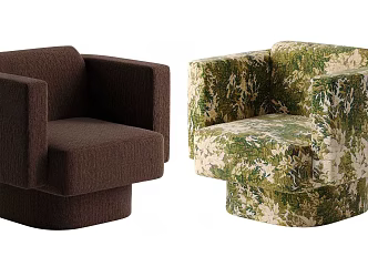 Modern Single Sofa 3d model