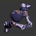 Robot Robot Assistant Small Robot Robot Butler Robot Butler Figure Game Figure 3d model