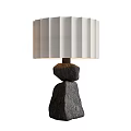 Quiet Table Lamp Ancient Table Lamp Stone Table Lamp 3d model