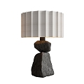 Quiet Table Lamp Ancient Table Lamp Stone Table Lamp 3d model