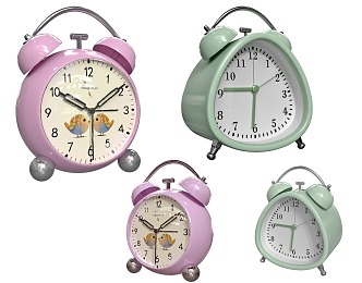 Alarm clock decorative ornaments clock 3d model