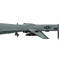 Advanced Smart Military Drone With Payload And Mission Capabilities 3d model
