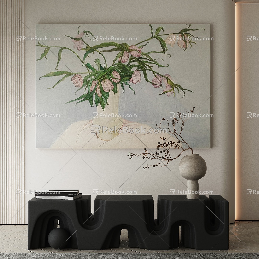 modern decorative painting 3d model