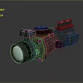 Tactical Weapon Scope With Adjustable Knobs And Green Lens For Precision Shooting