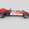 Formula One Racing Lotus 49c Game Racing 3d model