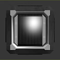 Industrial Metal Device With Ventilation Grilles And Reinforced Edges