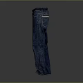 Blue Classic Straight Leg Denim Jeans With Pockets For Casual Wear