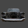 Destroyed car 3d model