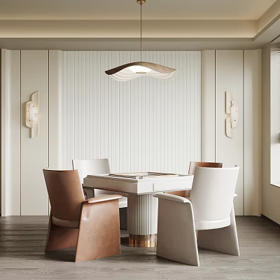 Modern Chess and Card Room Mahjong Table Chess and Card Table 3d model