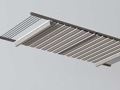 Awning Electric Telescopic Canopy Telescopic Canopy 3d model