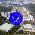 Modern School Campus Buildings With Contemporary Design Green Lawns And Sports Field