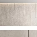 Modern Gray Paneled Wall Design For Living Room Interior With Textured Finish