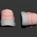 Pink Platform Casual Shoes With White Sole And Lace Up Design