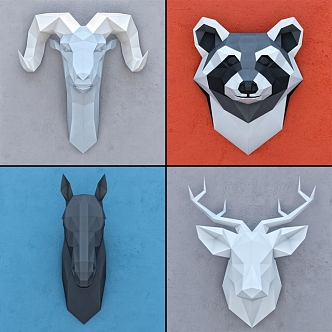 Animal Wall Decoration 3d model