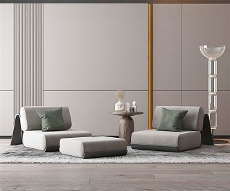 Modern Casual Sofa Combination Sofa 3d model