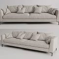 Modern double sofa 3d model
