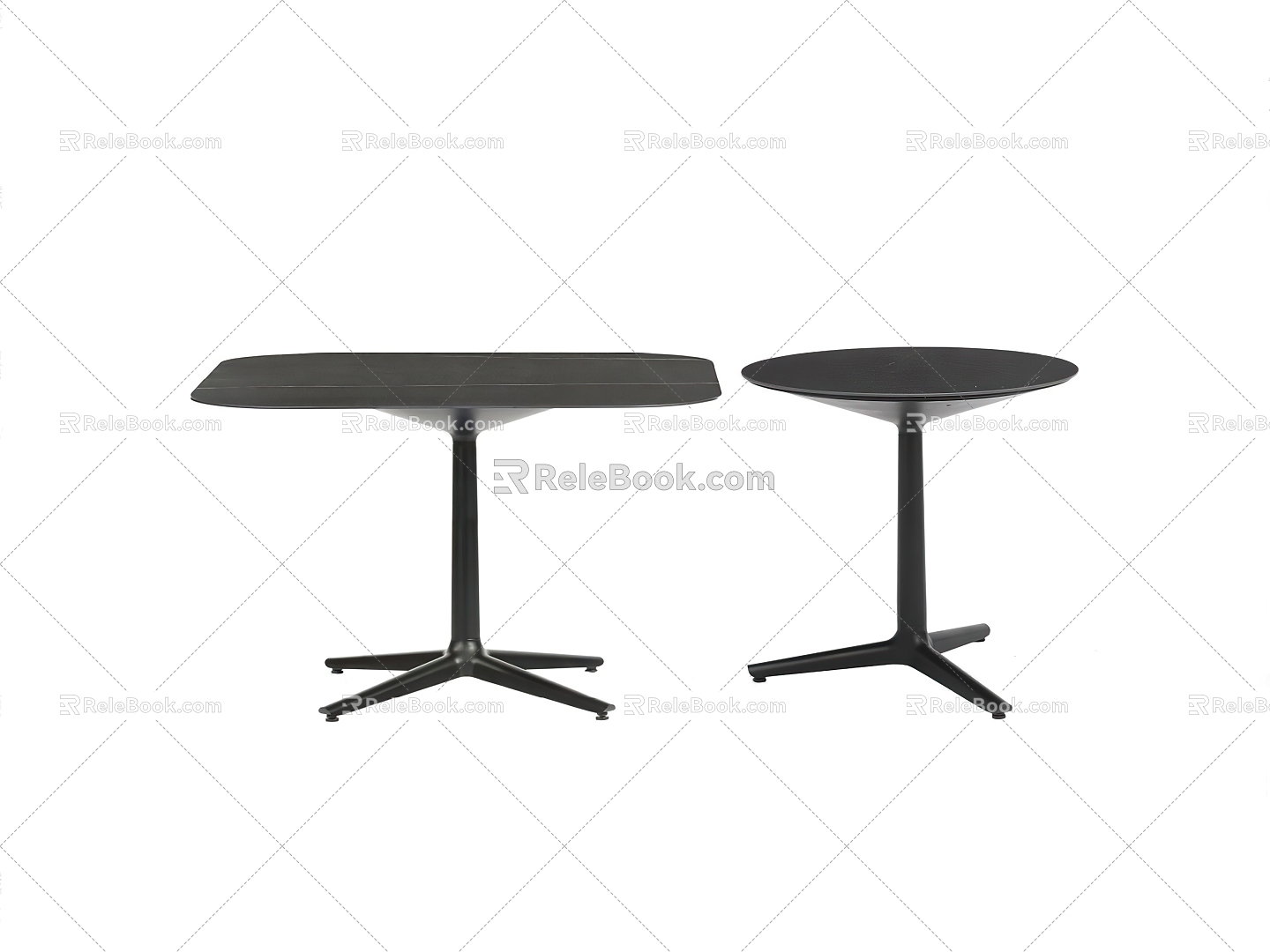 Modern table combination 3d model